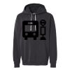 Unisex Garment-Dyed Lightweight Fleece Hooded Sweatshirt Thumbnail