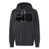 Unisex Garment-Dyed Lightweight Fleece Hooded Sweatshirt Thumbnail