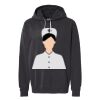 Unisex Garment-Dyed Lightweight Fleece Hooded Sweatshirt Thumbnail