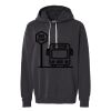 Unisex Garment-Dyed Lightweight Fleece Hooded Sweatshirt Thumbnail