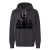 Unisex Garment-Dyed Lightweight Fleece Hooded Sweatshirt Thumbnail