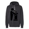 Unisex Garment-Dyed Lightweight Fleece Hooded Sweatshirt Thumbnail