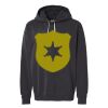Unisex Garment-Dyed Lightweight Fleece Hooded Sweatshirt Thumbnail
