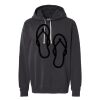 Unisex Garment-Dyed Lightweight Hooded Sweatshirt Thumbnail
