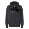 Unisex Garment-Dyed Lightweight Hooded Sweatshirt Thumbnail